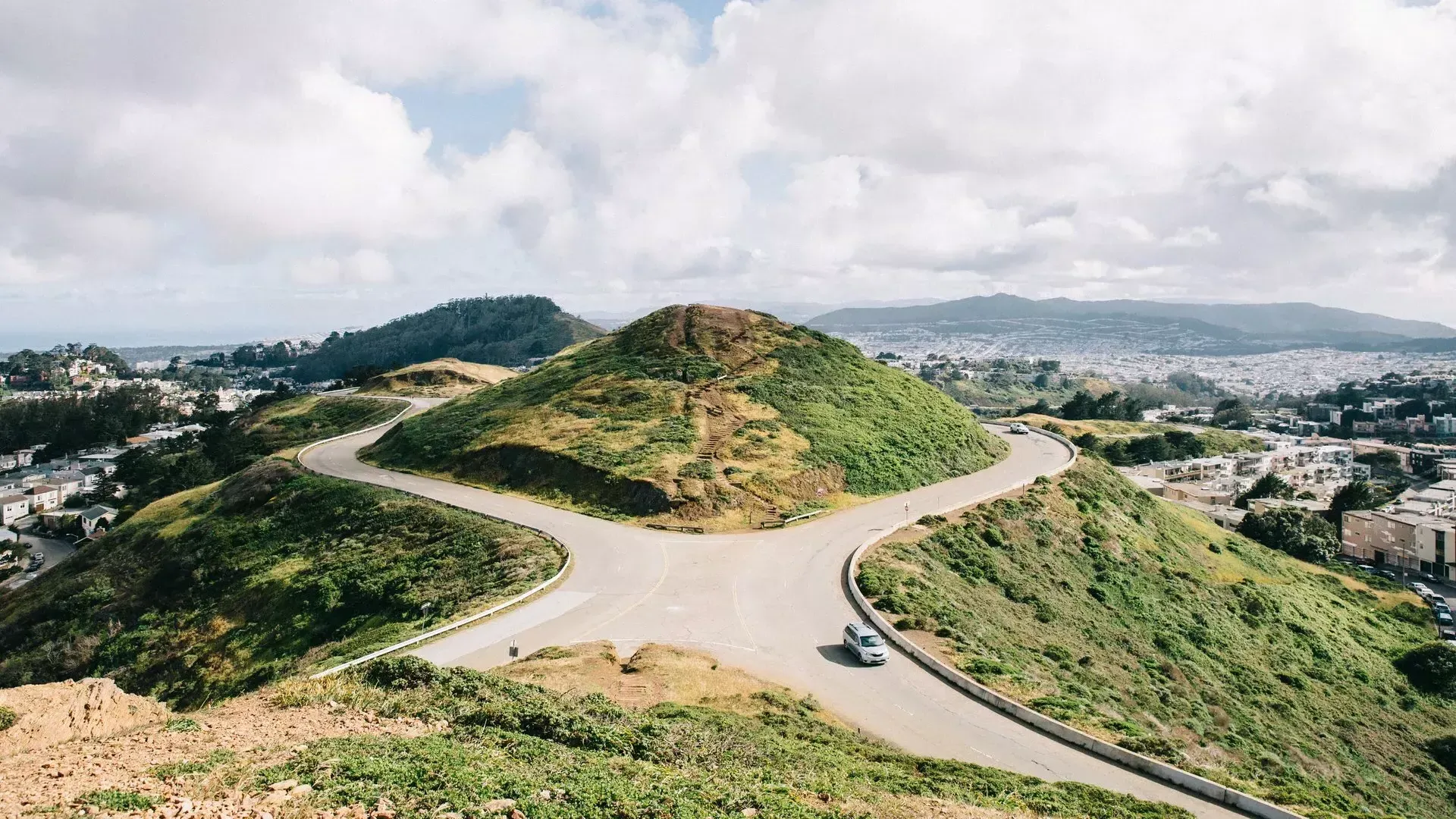 Spitze der Twin Peaks in San Francisco