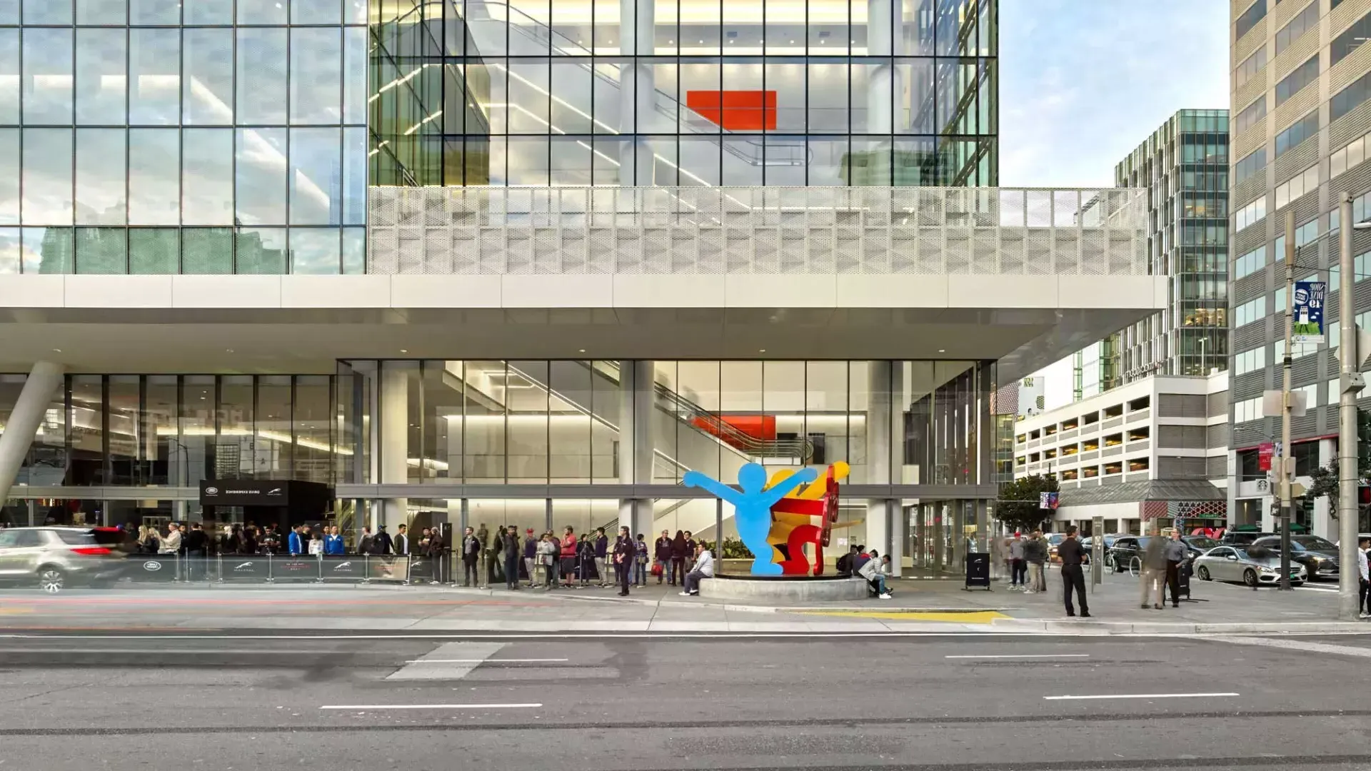 Exterior of San Francisco's Moscone Center.