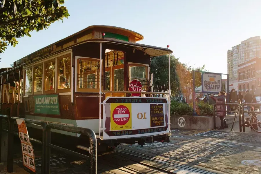 Cable car at 渔人码头