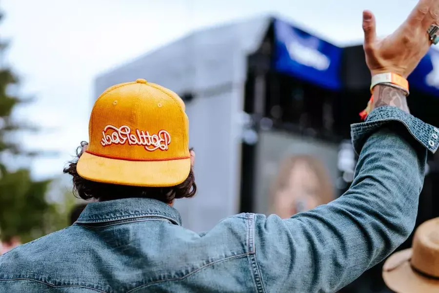 Man in hat at BottleRock